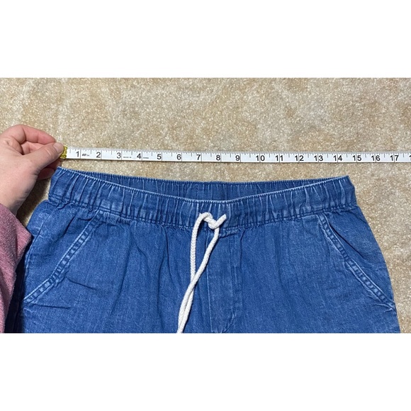 Aerie drawstring blue denim lounge shorts S - Picture 5 of 7